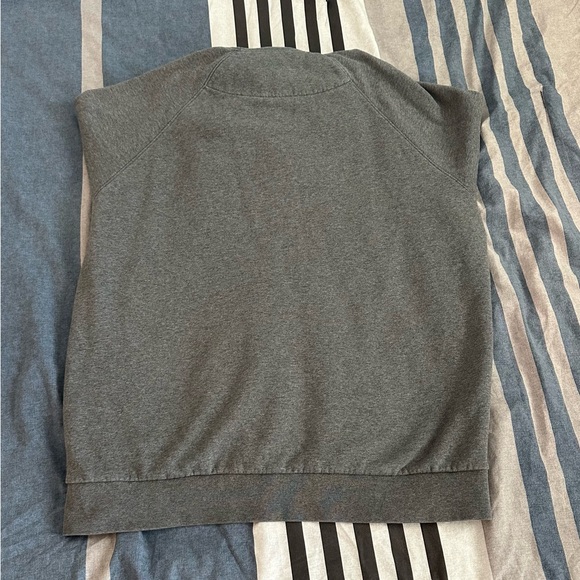 Russell Gray Hoodie with Neon Green Lining - Picture 11 of 14